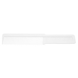 Pocket Comb, Electroplating Process Rounded Comb Teeth Hairdressing Comb Smooth Delicate Not Slide for Barber for Hair Salon(white)