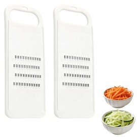 2pcs Julienne Peeler Set, Vegetable Grater, Carrot Grater & Cabbage Shredder with Stainless Steel Blades. Dual Kitchen Slicer for Carrots, Potatoes, Cucumbers, Cheese & Salads.