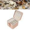 Travel Jewelry Box Organizer Small Portable Storage Case 2 Layer