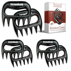 Meat Claws by KitchenReady. Perfect Shredder for Pulled Pork, Beef Brisket, Chicken, Turkey