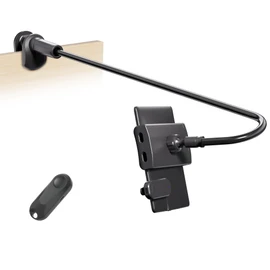 Kefotic Gooseneck Tablet Holder for Kindle Reading in Bed with Page Turner Remote, Hands Free Desk Bedside Lazy Arm Stand for Kindle Accessories, Gifts for Readers