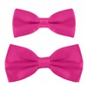 DonDon Father-son bow tie set in partner look, already tied