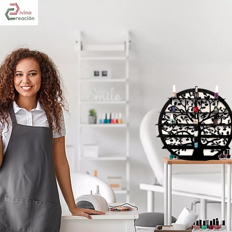 Divina Creacion Repisa Esmaltero Arbol De La Vida Mdf Diferentes