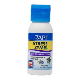 API STRESS ZYME Freshwater and Saltwater Aquarium Cleaning Solution 1-Ounce Bottle