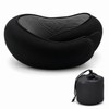 Memory Foam Travel Neck Pillow for Airplane Rest – Signature