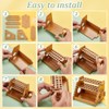 AHANDMAKER Paint Brush Holder Calligraphy Brush Holder for 40 Brushes
