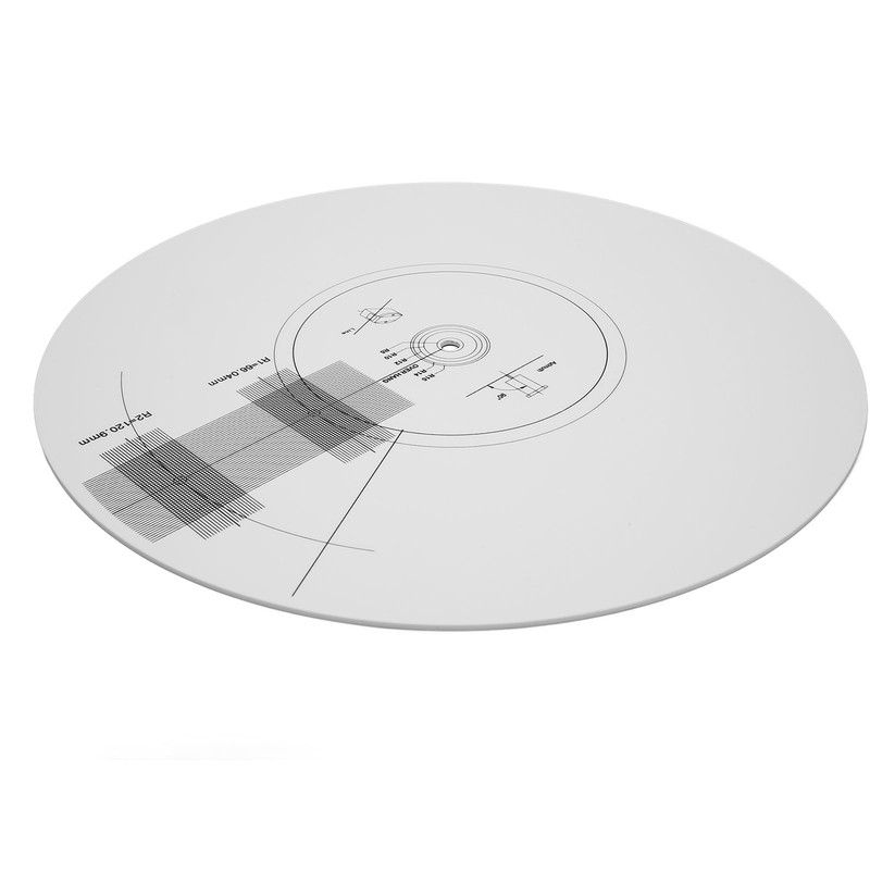 Turntable Cartridge Alignment Protractor Mat Prevent Slip Static Shockproof Phonograph