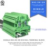 ICI Dinkle Assembly DK2.5N-GN 10 Gang Box Connector DIN Rail