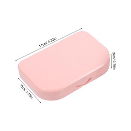 Baluue 2pcs Box False Eyelashes Storage Box Reusable Organizer for Makeup Lightweight Portable Cosmetic Case for Travel Daily Use and Keeps Lashes Organized