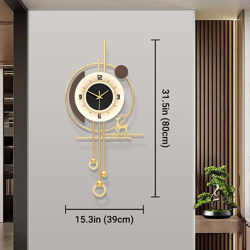 Wall Clocks for Living Room Decor, Large Wall Clocks Decorative