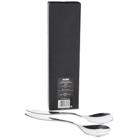 Alessi Mami Salad Set (SG38/14), Silver, 17 x 27.5 x 27 cm
