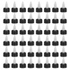 sourcing map 48 Pack Twist Top Cap 24/410 Black Dispensing