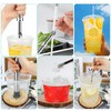 8-in-1 Lemonade Stand Tool Kit:2X 316 Stainless Steel Straw Hole