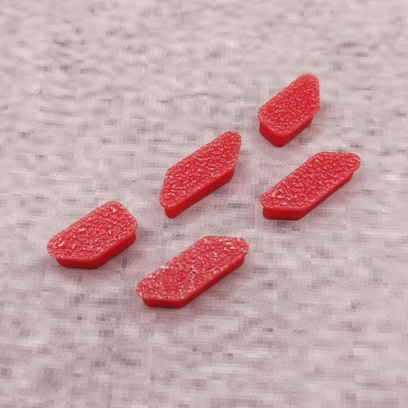 ULEIVA Replacement Buttons 5X Button Red Compatible with Garmin Edge