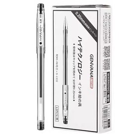 Diwimiki Pack of 12 - JWN Japan Gel Ink Pen Set, Hyper Fine Point 0.25mm Black,Blue,Red Ink, Smooth Writing Gel Pen for Office School Stationery (0.25mm Red ink)