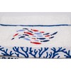 Lex's Linens Fish & Coral Embroidered Bath Towel