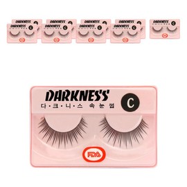 Darkness Eyelashes, C, 10 pcs / 다크니스 속눈썹, C, 10개