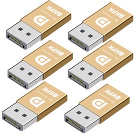 BKFK DP Dummy Plug - 2K 1080P Display Emulator Compatible with Window-s Ma-c OS-X Linu-x Headless Display Emulator for Remote Desktops, Crypto Mining Rigs, and More (DP-6P)