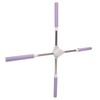 Yoga Pranayama Stick Purple Stainless Steel Correct Hunchback Open Shoulder