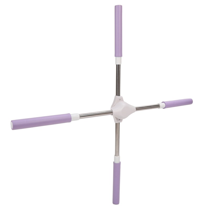 Yoga Pranayama Stick Purple Stainless Steel Correct Hunchback Open Shoulder