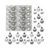 Festive Fix 25 Mini Christmas Tree Baubles in Silver –