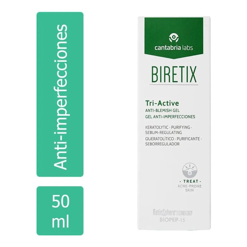 Biretix Tri Active Gel Anti Imperfecciones -cantabria- 50ml Tipo de