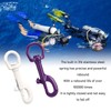 3.5 Inch Round Swivel Eye Bolt Snap Hooks 90mm 316