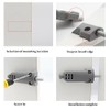 Soft Close Cabinet Hinges, 10pcs Plastic Door Buffer with Adjustment