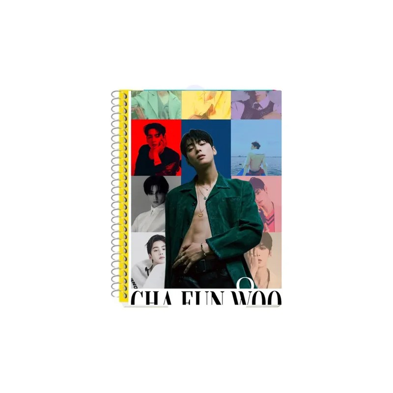 Cuaderno Profesional Cha Eun-woo Pasta Dura 200 Hojas