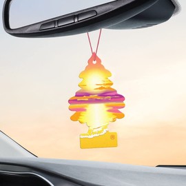 Little Tree Air Fresheners Value Set of 6 Sunset Beach Air Fresheners 6pac Sunset Beach Air Freshener for Car Room Hanging Air Freshener Car Freshener