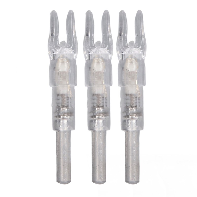 3PCS Lighted Nocks for Arrows Automatic Lighting 6.2mm Internal Diameter