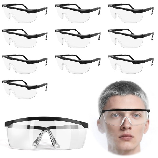 Homelyxe Pack of 10 Safety Glasses – Work Safety Glasses