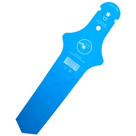 Ass Saver Motorcycle Rear Short Style Mudguard Cross Bike Fender Mountain Road Deadfly OVTSPO (Blue)