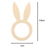 Tiardey 30 Pcs Easter Napkin Rings, Easter Bunny Napkin Holder,