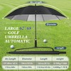 ZOMAKE 68" Windproof Golf Umbrella UV Protection - Oversize Golf