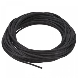 sourcing map Screen Spline, 12M/39.37Ft Length PVC Sealing Strip Window Screen Retainer, 3.5mm OD Black