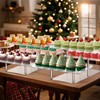 Dyna-Living 2PCS Dessert Table Display Set Acrylic Cupcake Stand 3