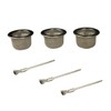 Cocktail Smoker Replacement Mesh Basket & Stainless Steel Wire Brush