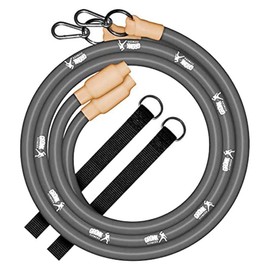 Gronk Fitness Inertia Wave ® Workout Ropes Edition | Battle Rope Alternative for Strength Training | Rubber Battle Ropes | Elastic Battle Ropes for an Abdominal and Core Workout