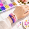 Rondelle Glass Beads for Jewelry Making with Organizer Box