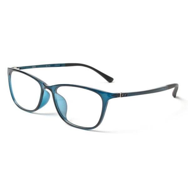 老眼鏡 青 0.5 0.5度 メンズ ブルーライトカット ブルーライト ミディ 持ち運び 持ち歩き