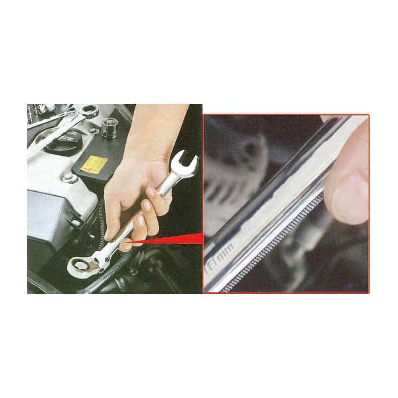 11mm Ratchet Single Ended Spanner (Oscillating Type)