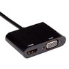 Cable Leader Displayport 1.2 Male to 4K HDMI+VGA Passive Adapter