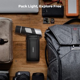 LINKMICRO LM203 Handheld LCD Digital Microscope with Metal Stand, 4 inch 200X Portable USB Digital Microscope Kit for Adults and Kids, 8 LED, Compatible Windows Mac 32G SD Card