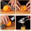 TEZZ Upgrated Extra Large Lemon Squeezer, Heavy Duty Handhelp Orange