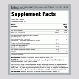 Lindberg Prostate Supplement | 180 Count | Saw Palmetto, Pumpkin Seed | by Lindberg