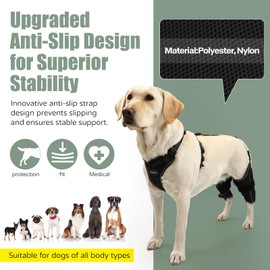 YENBOLOI Dog Knee Brace for Torn Acl Hind Leg for Support with Cruciate Ligament Injury, luxating Patella,Arthritis,Dog Acl Knee Brace with Metal Splint Hinged Support for CCL Luxating Patella