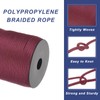QUARKZMAN 4 mm Polypropylene Rope Braided Ropes, 100 m Nylon