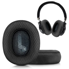 Replacement Ear Pads Cushions, Earpads for JBL E65 E65BTNC / Duet NC / LIVE650 BTNC LIVE660 BTNC Headset (Black/Breathable mesh)