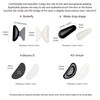 SooGree Adhesive Eyeglass Nose Pads, 8 Pairs Comfort Soft Silicone